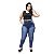 Calça Jeans Cheris Plus Size Skinny Thainah Azul - Imagem 2