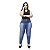 Calça Jeans Credencial Plus Size Skinny Glezia Azul - Imagem 2