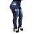 Calça Jeans Credencial Plus Size Skinny Rasgada Lilian Azul - Imagem 1