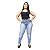 Calça Jeans Credencial Plus Size Skinny Darlene Azul - Imagem 2