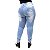 Calça Jeans Credencial Plus Size Skinny Darlene Azul - Imagem 3