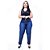 Calça Jeans Cheris Plus Size Skinny Tailane Azul - Imagem 1