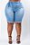 Bermuda Jeans Ciclista Plus Size Natiela - Imagem 1
