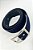 Cinto Feminino Plus Size Jeans Azul Fivela Prata - Imagem 1