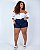 Shorts Jeans Curto Plus Size Alderina - Imagem 1