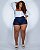 Shorts Jeans Curto Plus Size Alderina - Imagem 7
