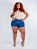 Shorts Jeans Curto Plus Size Lohranne - Imagem 3