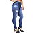 Calça Jeans Feminina Deerf Rasgadinha Skinny Phiama Azul - Imagem 3