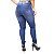 Calça Jeans Feminina Deerf Rasgadinha Skinny Phiama Azul - Imagem 2