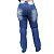 Calça Jeans Credencial Plus Size Flare Grazielly Azul - Imagem 3
