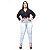 Calça Jeans Cheris Plus Size Skinny Francesca Azul - Imagem 2