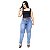 Calça Jeans Cambos Plus Size Skinny Joseneida Azul - Imagem 2