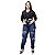 Calça Jeans Cheris Plus Size Skinny Rasgadinha Kelma Azul - Imagem 1