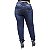 Calça Jeans Cheris Plus Size Skinny Rasgadinha Kelma Azul - Imagem 3