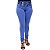 Calça Jeans Legging Credencial Azul Royal Manchada - Imagem 3