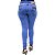 Calça Jeans Legging Credencial Azul Royal Manchada - Imagem 2