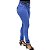 Calça Jeans Legging Credencial Azul Royal Manchada - Imagem 1