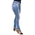 Calça Jeans Feminina Darlook Lavagem Azul Manchado - Imagem 3