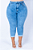 Calça Jeans Plus Size Capri Maryhellen - Imagem 1