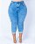 Calça Jeans Plus Size Capri Maryhellen - Imagem 4