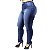Calça Jeans Cheris Plus Size Skinny Hot Pants Cledileia Azul - Imagem 2