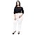 Calça Jeans Credencial Plus Size Skinny Nathielle Branca - Imagem 2