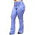 Calça Jeans Feminina Cambos Plus Size Flare Jeruza Azul - Imagem 2