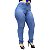 Calça Jeans Feminina Cambos Plus Size Skinny Nalita Azul - Imagem 3