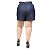 Shorts Feminino Cambos Plus Size Clochard Rosenildes Azul - Imagem 3