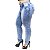 Calça Jeans Xtra Charmy Plus Size Skinny Hevelin Azul - Imagem 1