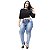 Calça Jeans Xtra Charmy Plus Size Skinny Hevelin Azul - Imagem 2