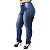 Calça Jeans Xtra Charmy Plus Size Hot Pants Skinny Samela Azul - Imagem 3