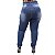 Calça Jeans Xtra Charmy Plus Size Hot Pants Skinny Samela Azul - Imagem 4