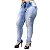 Calça Jeans Feminna Deerf Plus Size Skinny Ingride Azul - Imagem 2