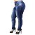 Calça Jeans Feminna Deerf Plus Size Skinny Eluana Azul - Imagem 3