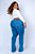 Calça Jeans Plus Size Flare Gisnely Azul - Imagem 4