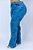 Calça Jeans Plus Size Flare Gisnely Azul - Imagem 5