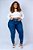 Calça Jeans Plus Size Skinny Eloar Azul - Imagem 3