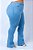 Calça Jeans Plus Size Flare Nadny Azul - Imagem 5