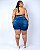 Shorts Meia Coxa Jeans Plus Size Alice - Imagem 5