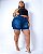 Shorts Meia Coxa Jeans Plus Size Alice - Imagem 7