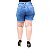 Shorts Jeans Cambos Plus Size Rasgadinho Geisimara Azul - Imagem 3
