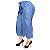 Calça Feminina Brunfer Plus Size Pantacourt Gleicielly Azul - Imagem 2