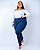 Calça Jeans Plus Size Reta Lindelice - Imagem 1