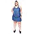Vestido Jeans Feminino Xtra Charmy Plus Size Isete Azul - Imagem 2
