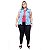 Colete Jeans Feminino Cambos Plus Size Priscili Azul - Imagem 2