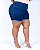 Shorts Meia Coxa Jeans Ane Plus Size Rhayma Azul - Imagem 6
