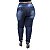 Calça Jeans Credencial Plus Size Rasgadinha Skinny Rael Azul - Imagem 3