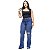 Calça Jeans Feminina Cambos Plus Size Flare Juciele - Imagem 1