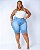 Bermuda Jeans Ciclista Plus Size Lioneide - Imagem 1